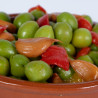 Aceitunas Verdes Machacadas Aliñadas Secreto | 550 gr