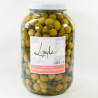 GREEN OLIVE STUFFED WITH GHERKINS (MANZANILLA) 2300 gr