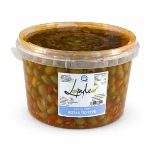 Aceitunas gordales verdes rotas Tío Pepe