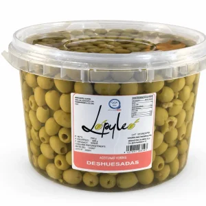 Aceitunas manzanillas verdes deshuesadas