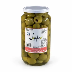 Aceitunas manzanillas verdes deshuesadas