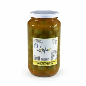Aceitunas verdes machacadas mojo picón