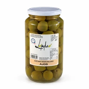 Aceitunas rellenas de ajos