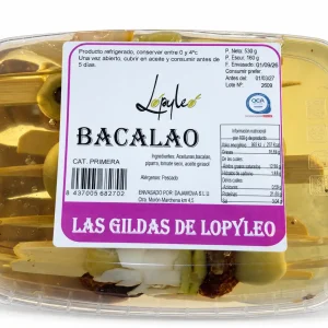Gilda Bacalao con tomate seco