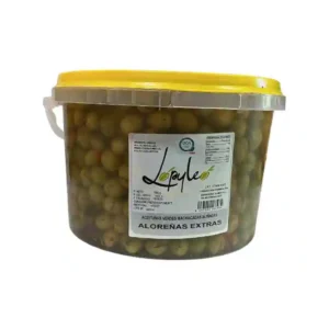Aceitunas verdes machacadas naturales