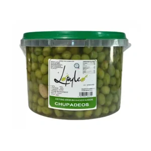 Aceitunas verdes machacadas chupadeos