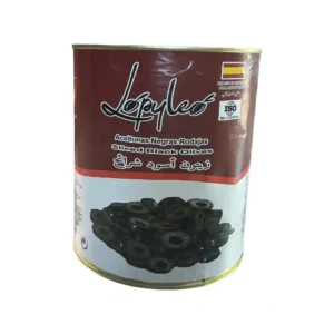 Aceitunas negras en rodajas