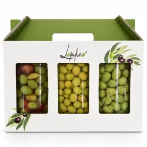Estuche de aceitunas surtidas 1/4 galón
