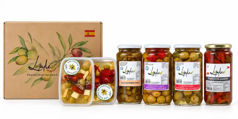 Pack gran selección Lopyleo con todos sus productos y caja de presentación